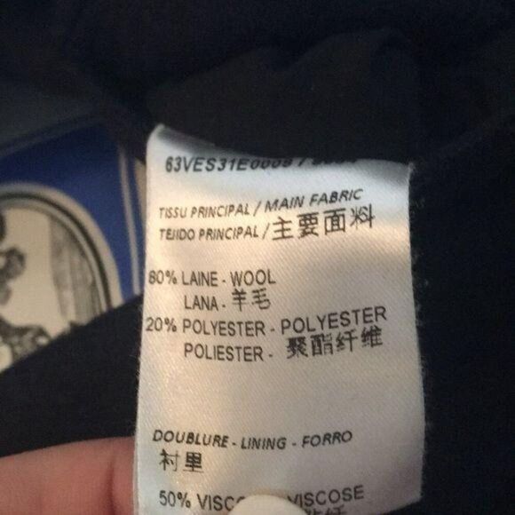 Eden Park Mens Navy Wool Blazer With Suede Elbow Patches Three-Button Front Mult - Picture 15 of 16